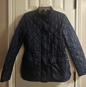 Coach Navy Quilted Puffer Jacket